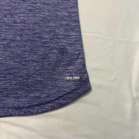 Adidas Performance Keyhole fitness tank top Climalite Technology Purple, M - Picture 4 of 4